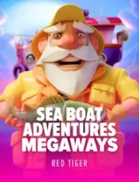 sea boat adventures megaways slot logo